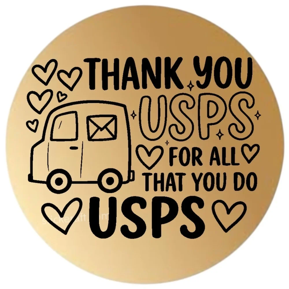 Thank You USPS Stickers for Packages & Envelopes – 2